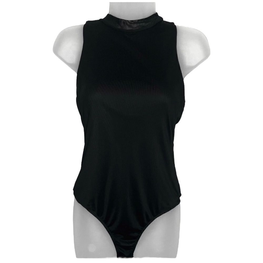 21 Saints Sleeveless Mock Neck Bodysuit